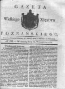 Gazeta Wielkiego Xięstwa Poznańskiego 1831.09.14 Nr213