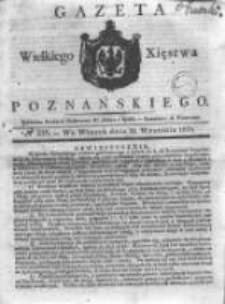 Gazeta Wielkiego Xięstwa Poznańskiego 1831.09.20 Nr218