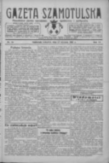 Gazeta Szamotulska: niezależne pismo narodowe, społeczne i polityczne 1927.01.27 R.6 Nr12