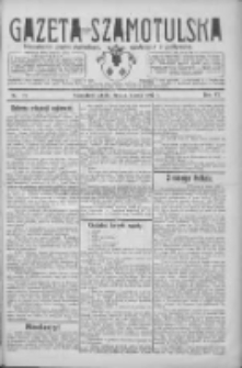 Gazeta Szamotulska: niezależne pismo narodowe, społeczne i polityczne 1927.03.05 R.6 Nr27