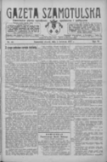 Gazeta Szamotulska: niezależne pismo narodowe, społeczne i polityczne 1927.04.05 R.6 Nr40