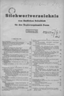 Amtliches Schulblatt f&uuml;r den Regierungsbezirk Posen 1942.01.01 Jg.2 Nr1