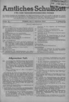 Amtliches Schulblatt f&uuml;r den Regierungsbezirk Posen 1942.10.01 Jg.2 Nr19