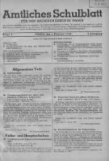 Amtliches Schulblatt f&uuml;r den Regierungsbezirk Posen 1943.02.01 Jg.3 Nr3