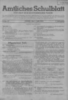 Amtliches Schulblatt für den Regierungsbezirk Posen 1943.07.01 Jg.3 Nr13