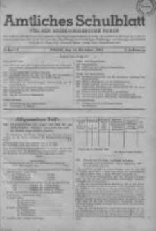 Amtliches Schulblatt für den Regierungsbezirk Posen 1943.10.15 Jg.3 Nr17