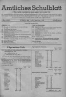 Amtliches Schulblatt f&uuml;r den Regierungsbezirk Posen 1943.12.15 Jg.3 Nr20/21