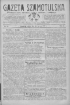 Gazeta Szamotulska: niezależne pismo narodowe, społeczne i polityczne 1927.06.18 R.6 Nr70