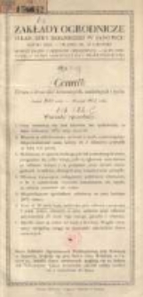 Cennik Drzew i Krzew&oacute;w Owocowych, Ozdobnych i Bylin (jesień 1931r - wiosna 1932)