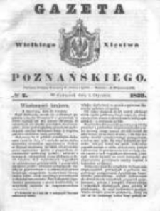 Gazeta Wielkiego Xięstwa Poznańskiego 1839.01.03 Nr2