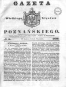 Gazeta Wielkiego Xięstwa Poznańskiego 1839.01.05 Nr4