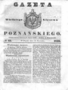 Gazeta Wielkiego Xięstwa Poznańskiego 1839.01.18 Nr15
