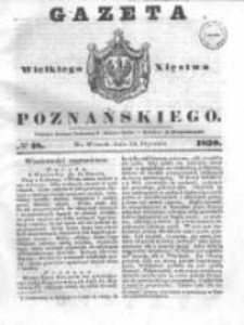 Gazeta Wielkiego Xięstwa Poznańskiego 1839.01.22 Nr18