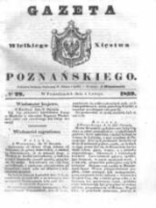 Gazeta Wielkiego Xięstwa Poznańskiego 1839.02.04 Nr29