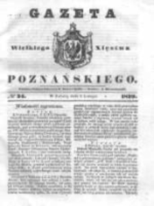 Gazeta Wielkiego Xięstwa Poznańskiego 1839.02.09 Nr34