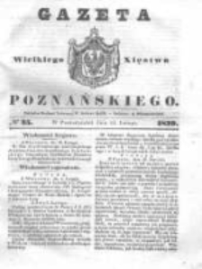 Gazeta Wielkiego Xięstwa Poznańskiego 1839.02.11 Nr35