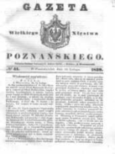 Gazeta Wielkiego Xięstwa Poznańskiego 1839.02.18 Nr41