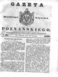 Gazeta Wielkiego Xięstwa Poznańskiego 1839.02.19 Nr42