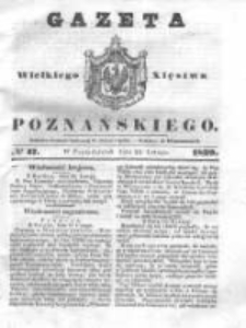 Gazeta Wielkiego Xięstwa Poznańskiego 1839.02.25 Nr47