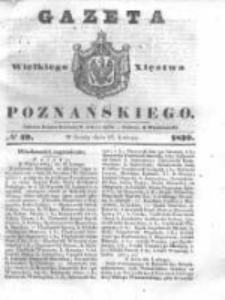Gazeta Wielkiego Xięstwa Poznańskiego 1839.02.27 Nr49