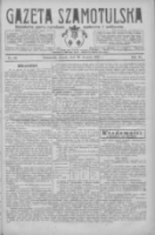 Gazeta Szamotulska: niezależne pismo narodowe, społeczne i polityczne 1927.08.30 R.6 Nr99