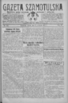 Gazeta Szamotulska: niezależne pismo narodowe, społeczne i polityczne 1927.09.24 R.6 Nr110