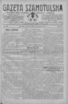 Gazeta Szamotulska: niezależne pismo narodowe, społeczne i polityczne 1927.11.24 R.6 Nr136