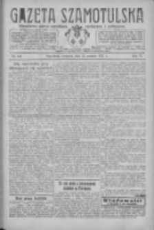 Gazeta Szamotulska: niezależne pismo narodowe, społeczne i polityczne 1927.12.22 R.6 Nr148