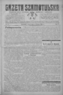 Gazeta Szamotulska: niezależne pismo narodowe, społeczne i polityczne 1926.01.09 R.5 Nr3