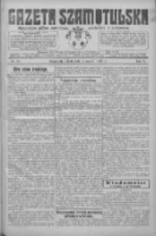 Gazeta Szamotulska: niezależne pismo narodowe, społeczne i polityczne 1926.03.06 R.5 Nr27
