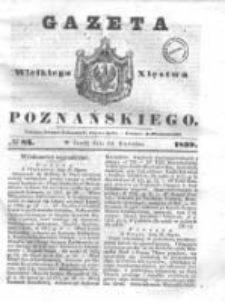 Gazeta Wielkiego Xięstwa Poznańskiego 1839.04.10 Nr83