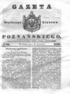 Gazeta Wielkiego Xięstwa Poznańskiego 1839.04.12 Nr85