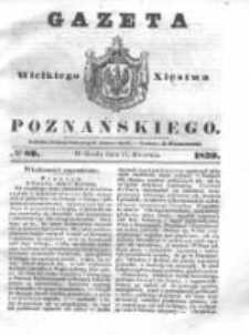 Gazeta Wielkiego Xięstwa Poznańskiego 1839.04.17 Nr89