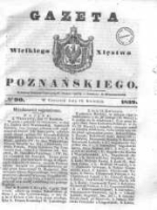 Gazeta Wielkiego Xięstwa Poznańskiego 1839.04.18 Nr90