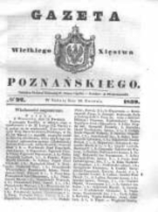 Gazeta Wielkiego Xięstwa Poznańskiego 1839.04.20 Nr92