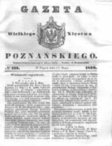 Gazeta Wielkiego Xięstwa Poznańskiego 1839.05.17 Nr113