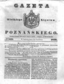Gazeta Wielkiego Xięstwa Poznańskiego 1839.06.29 Nr149