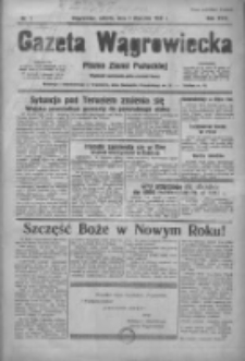 Gazeta Wągrowiecka: pismo ziemi pałuckiej 1938.01.01 R.18 Nr1