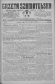 Gazeta Szamotulska: niezależne pismo narodowe, społeczne i polityczne 1926.03.25 R.5 Nr35