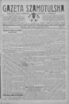 Gazeta Szamotulska: niezależne pismo narodowe, społeczne i polityczne 1926.10.02 R.5 Nr114