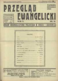 Przegląd Ewangelicki: organ ewangelizmu polskiego w kraju i zagranicą 1938.04.10 R.5 Nr15