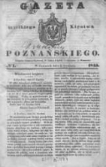Gazeta Wielkiego Xięstwa Poznańskiego 1845.01.02 Nr1