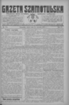 Gazeta Szamotulska: niezależne pismo narodowe, społeczne i polityczne 1925.09.22 R.4 Nr111