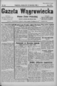 Gazeta Wągrowiecka: pismo ziemi pałuckiej 1938.04.22 R.18 Nr92