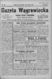 Gazeta Wągrowiecka: pismo ziemi pałuckiej 1938.05.08 R.18 Nr105