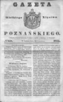 Gazeta Wielkiego Xięstwa Poznańskiego 1845.06.28 Nr148