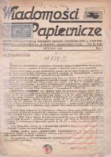 Wiadomości Papiernicze: organ Stowarzyszenia Polskich Kupc&oacute;w Papierniczych w Poznaniu 1932 listopad R.1 Nr1