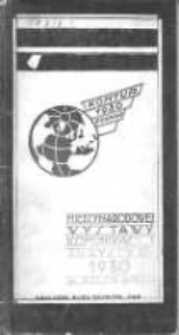 Międzynarodowa Wystawa Komunikacji i Turystyki 6.VII.-10.VIII.1930: przewodnik - katalog