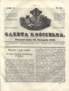 Gazeta Kościelna 1847.08.23 R.5 Nr34
