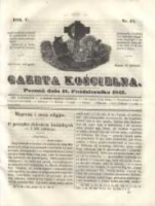 Gazeta Kościelna 1847.10.11 R.5 Nr41